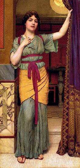 John William Godward Pompeian Lady